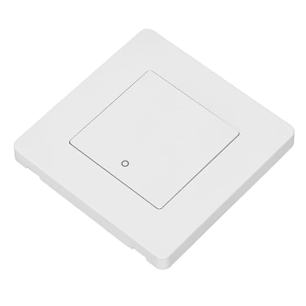 Smart Switch 1 Vejs Timing Controller Scene Switch Fjernbetjening AC 100-240V til Lysgardin Hvid