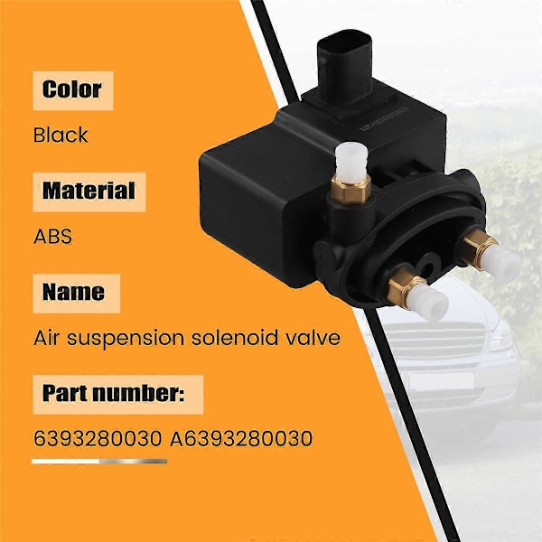 Luftfjädrings Solenoidventilblock för W639 2004-2014 6393280030 A6393280030