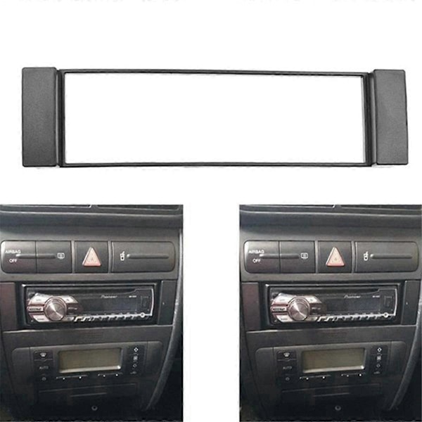 2 kpl Fascia 1 Din kehys A3 8L A6 4B Seat Toledo Scudo Stereo Facia -levylle kojelaudan CD-trimmin radion suojus