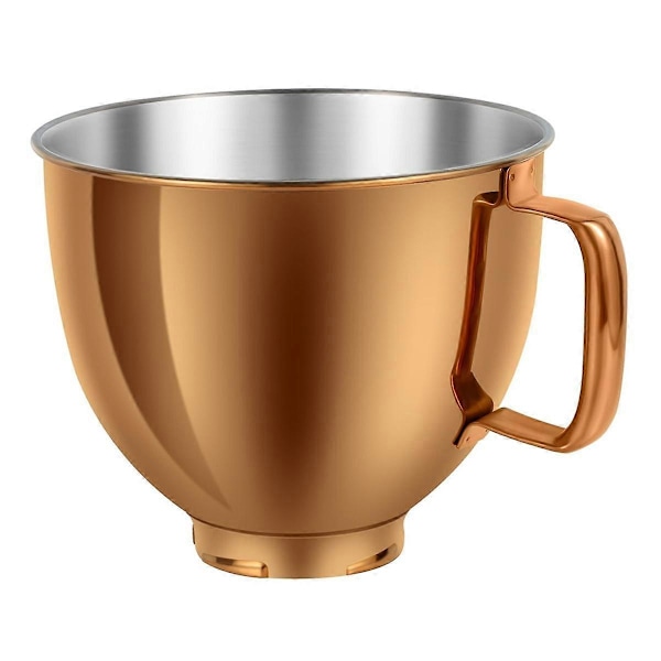 5 QT Ruostumattomasta teräksestä valmistettu sekoituskulho Artisan&Classic 4.5-5QT Tilt-Mixereille K45 KSM70 KSM150 Kupari Kulta