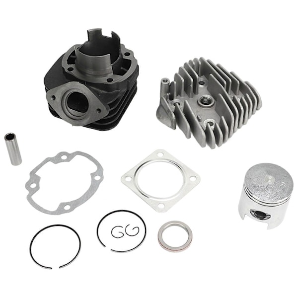 11 stk. Cylinder Stempel Kit 47mm Boring Aluminium Legering Høj Styrke til Dio50 ZX50 AF34 AF35 70cc