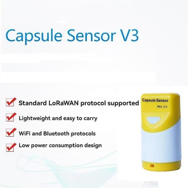 Lufttrykksensor 868/915mhz Bærbar Kapselsensor V3 ESP32S3 Utviklingskort WiFi+BT LoRaWAN for 915mhz