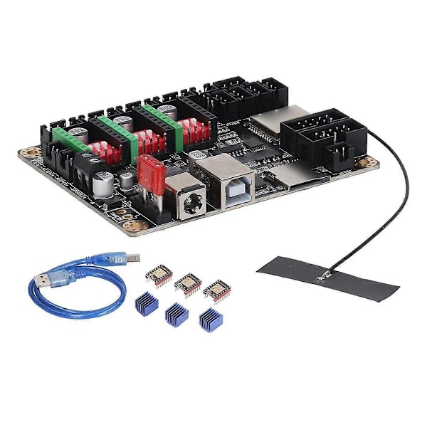 Laser Graverings Hovedkort, Laser Graverings Kontrolmodul MKS DLC32 V2.1 32 Bit ESP32 WiFi GRBL DIY Universelt Hovedkort