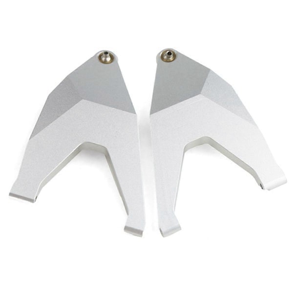 2 st Metall Främre Nedre Bärarm för Unlimited Desert Racer UDR 1/7 RC Bil Uppgraderingsdelar Tillbehör Silver