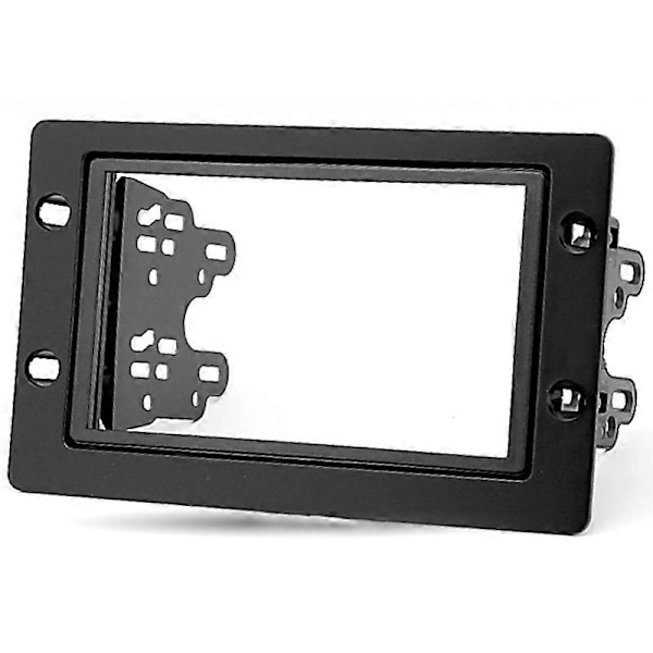 2 Din Bilradio Ramme Stereo Dashbord Ramme Ombyggingspanel Deksel Trim Kit for SAAB 9-5 2005-2011