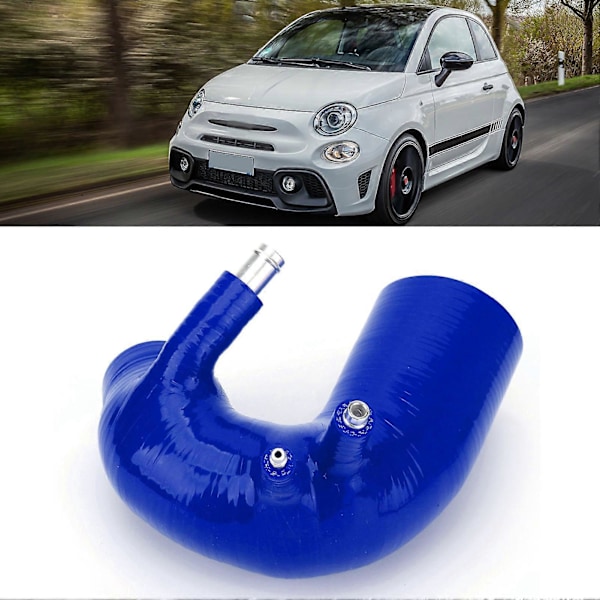 Silikone Indsugningsslange Rørsæt Erstatning Til Fiat Abarth 500 595 695 1.4L TurboJet 2008 til 2023 Blå