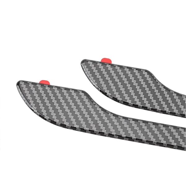 4 stk. Bil Dørhåndtak Klistremerke Ripebestandig Dørhåndtak Beskyttelsesfilm Erstatning for Tesla Model 3 Highland 2024 Karbonfiber Blank