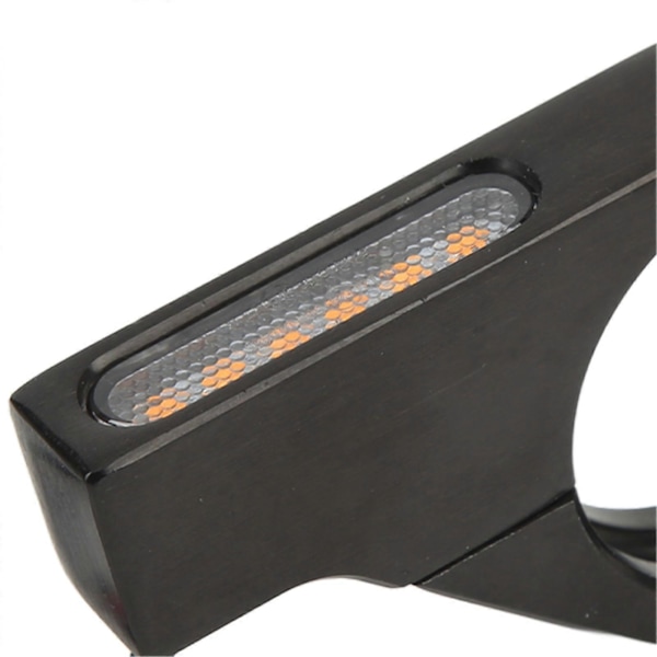 12V Motorsykkel LED Blinklys Vanntett Sterk Universell Blinklampe for 41mm Gaffelrør Svart