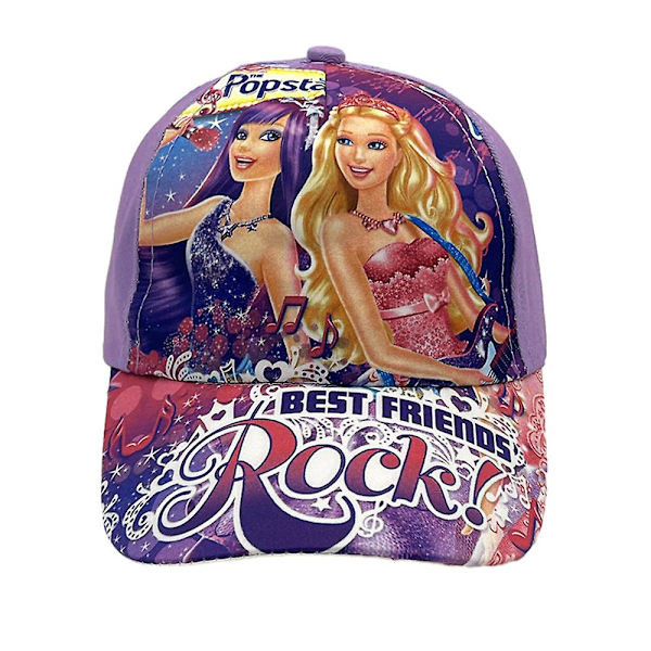Barbie Dockor Tecknad Baseballkeps Barn Flickor Barbie Prinsessa Tryckt Justerbar Sommar Solhatt Truckerkeps style 6