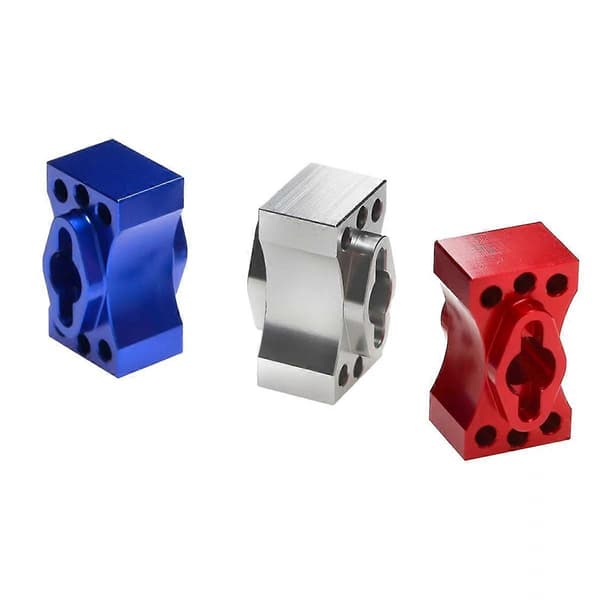 Metalldifferensialsperre Differensialsperre Spole for 1/8 RC Drag Car Oppgraderingsdeler Rød