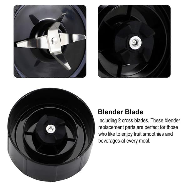 2 stk. 250W Krydsklinge Blender Juicer Udskiftningstilbehør Dele