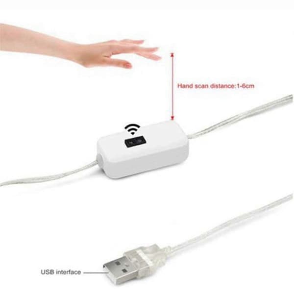 Strip Wave Controller Wave Gel Shell Switch 12-24V Multifunktionel Praktisk LED Strip Wave Intelligent Controller, B