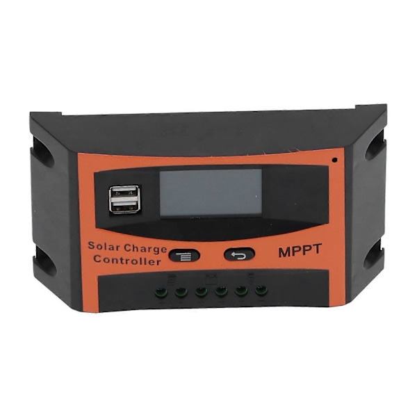 Solarladdningsregulator Panel Batteri Fotovoltaisk MPPT Regulator med Dubbla USB-Portar 12V/24V10A