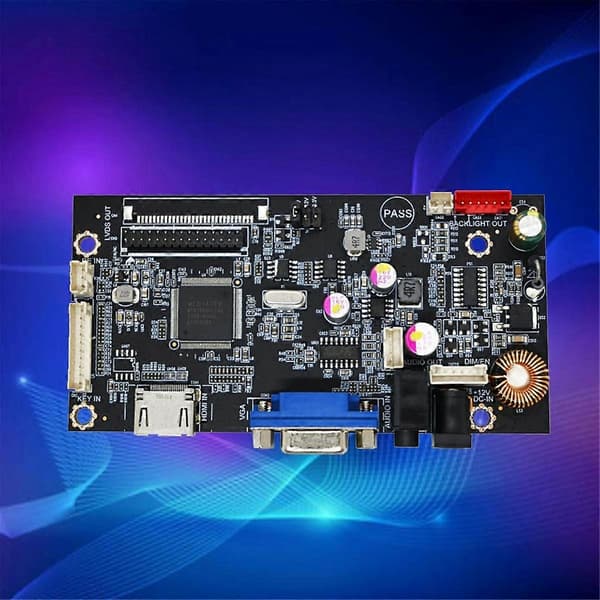Bredt Temperaturområde Driverkort LCD Driverkort VGA+-Kompatibel Input Display Mainboard Driverkort Modul