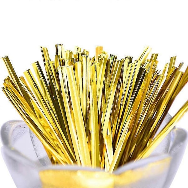 760 stk. Bagepose Twist Ties Pakkesnor Dessert Opbevaringspose Emballagestrop Kaesi Red