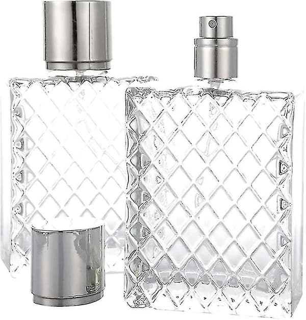 100 ml tomma återfyllningsbara parfymflaskor i klart glas med spray