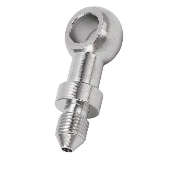 3/8in Bremse Banjo Fitting 10mm Indvendig Diameter Rustfrit Stål Slange Linje Adapter Lækageforebyggelse til M10 Banjo Bolt