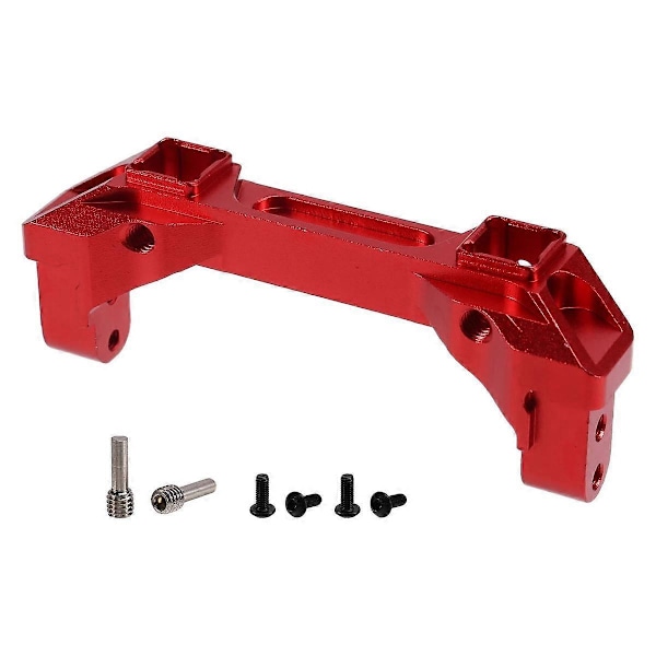 Aluminiumlegering -4 Främre Bas Stötfångarbalk för -4 1/10 RC Crawler TRX4 RC Bil Uppgraderingsdelar Röd