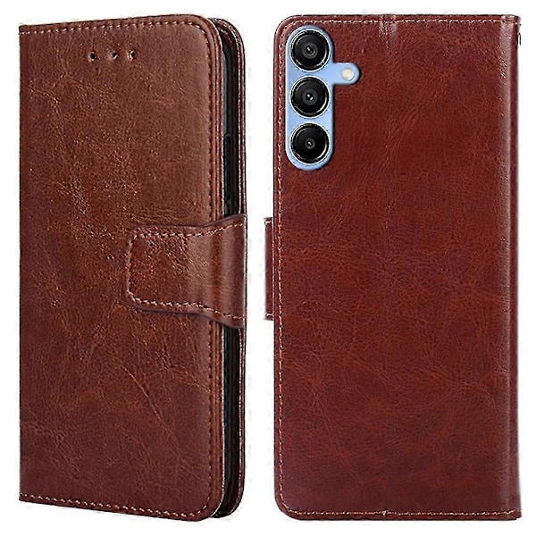 För Samsung Galaxy A15 4G/5G Läderfodral Plånboksställ Telefonskal P20211224630 Style D