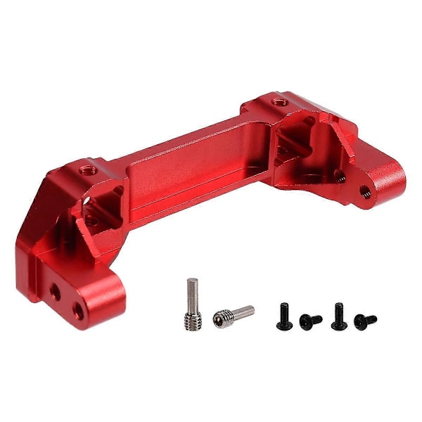 Aluminiumlegering -4 Främre Bas Stötfångarbalk för -4 1/10 RC Crawler TRX4 RC Bil Uppgraderingsdelar Röd