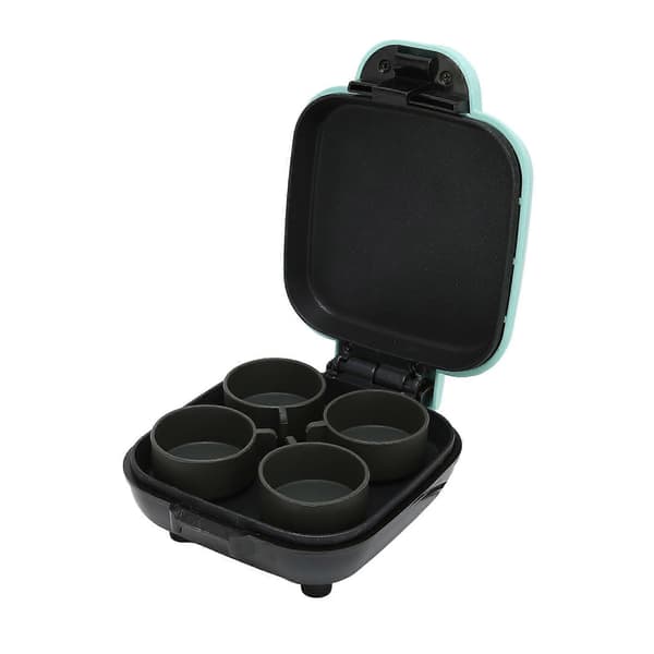 420W Egg Bite Maker med 5 Utskiftbare Bakebrett Oppreist Profesjonell Touch Lås Håndtak Elektrisk Egg Bite Maker for Tart EU Plugg 220-240V