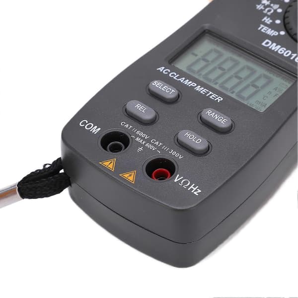 DM6016B Digitalt Strømtangmeter Multifunksjonelt Auto Range Multimeter AC DC Amperemeter 1000A/600V