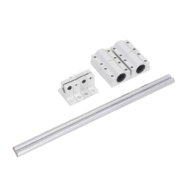 Lineær skinne glide Lineær skinne guide Lineær bevægelse glide skinne med 4 stk. glideblokke til maskineri 10?500