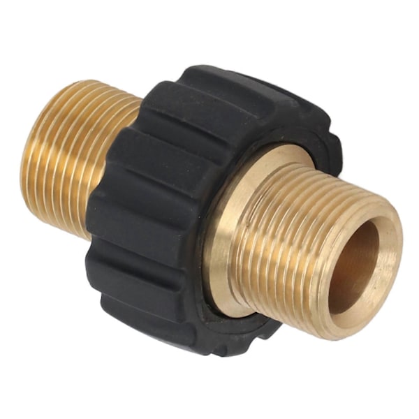 Højtryksrenser Adapter Pistol Slange Connector 5000PSI Vaskemaskine Reservedele Han M22 Indvendigt Hul 14mm til Han M22 Indvendigt Hul 15mm