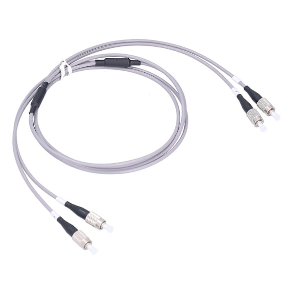 Optisk Fiber Patchkabel Armerad Jumper Multiläge 2-kärnig Optisk Kabel FC UPC-FC UPC Grå (3 meter)
