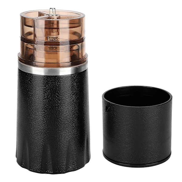 4 i 1 Multifunksjonell Kaffemaskin Kaffekvern Kopp Manuell Bønnekvern Kaffeutstyr Svart