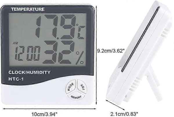 Digital LCD, Nøyaktig innetemperatur