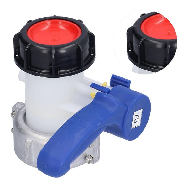 Butterfly Ventil Tap IBC Tank Vann Adapter Utløpskontroll Koblingserstatning DN50
