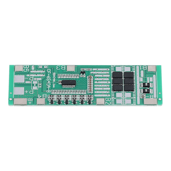 6S 24V20A Litiumbatteriskyddskort BMS Battericellsskyddskort med Balansering