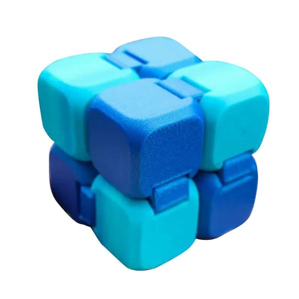 Infinity Cube Legetøj Stresslindrende Fidgeting Game Cube Gadget 3D Printet Beroligende Finger Cube til Børn og Voksne Angstlindring