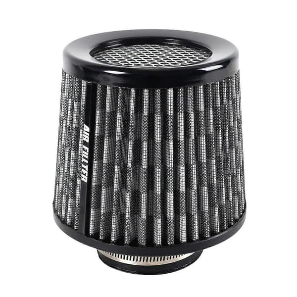 Bil Luftfilter 76MM Høy Flow Luftfilter Soppfilter 3-Tommers Karbonmønster
