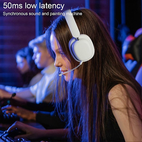 Langattomat Over-ear -vastamelukuulokkeet, Bluetooth-yhteensopivat 5.3 -kuulokkeet mikrofonilla, jopa 20 tunnin akunkesto, peli-, juoksu- ja urheilukuulokkeet