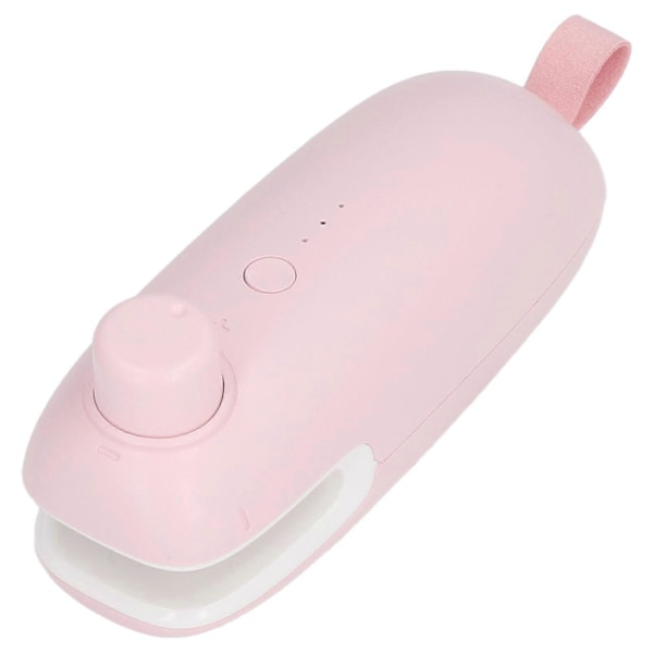 Varmeposeforsegler USB-opladning Skærer Forseglings- og skæremaskine Værktøj til bedre opbevaring Pink