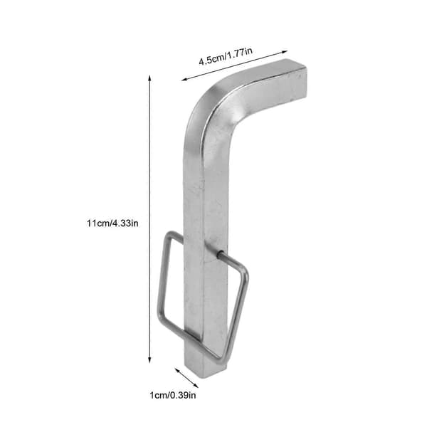2 st Premium Snap L-stift Stål Snap L-stift Equalizer med Integrerade Snap Clips för Viktfördelningsdrag