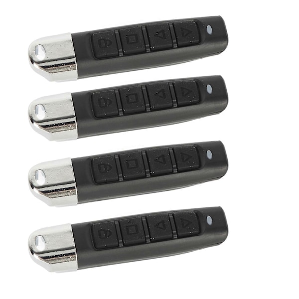 4PK Kloning Fjernkontroll Nøkkelbrikke 433MHz 4 Kanal Elektrisk Garasjeport Fjernkontroll for Bil