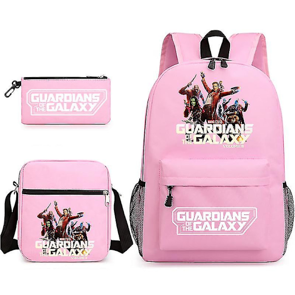 Guardians Of The Galaxy 3-pack Ryggsäckar Cartoon Barn Pojkar Flickor Skolväska Lättvikts Studenter Vattentät Kapacitet Mochilas style 31