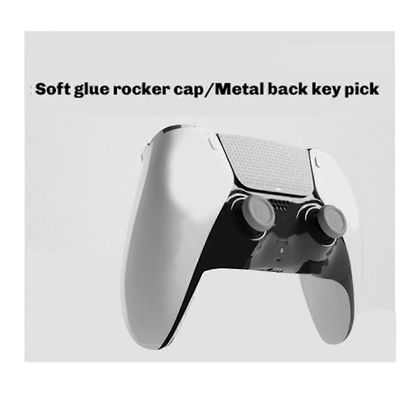 Analoga joystickar för handkontroll 10-i-1 Tumspak 4 Metall Bakre Paddel Trigger Knapp Ersättningar för Edge A