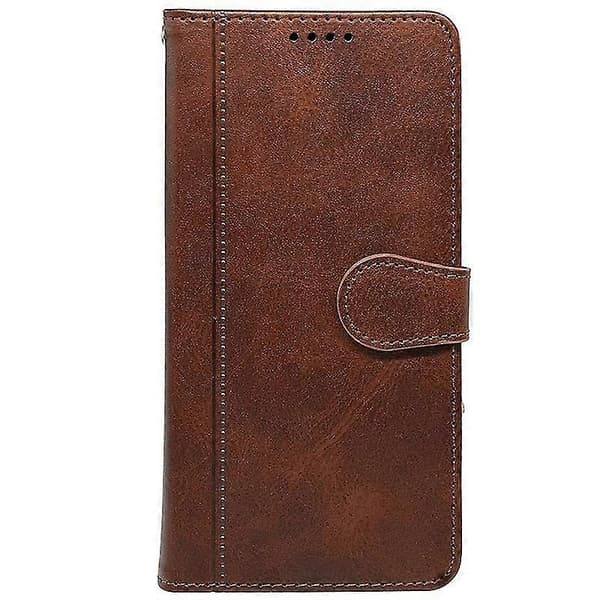 Telefoncover til HMD Pulse Læderetuier Brown