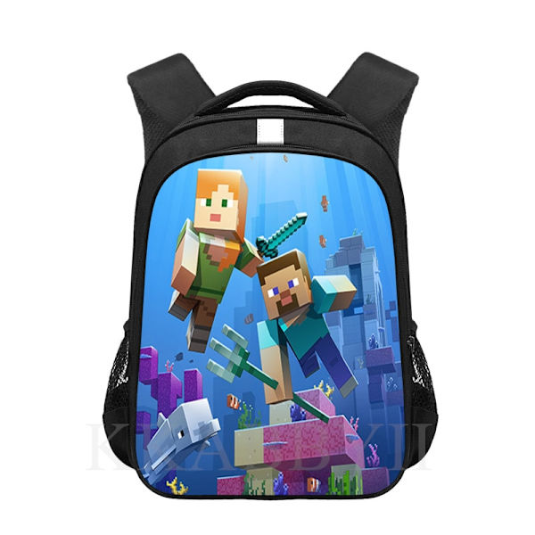 16 tum Mochila Barn Skolväska Barn Tecknad Anime Tryckt Skolväska Clear