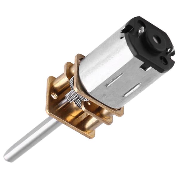 DC 12V Elektrisk Gear Reduktionsmotor Med Lang Udgangsaksel (100RPM)