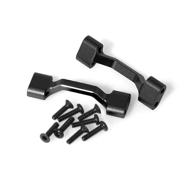 RC Bil Opgradering Sidepanel Skinnesæt til 1/18 Mini Børstet RC Bil Opgraderingsdele Sort