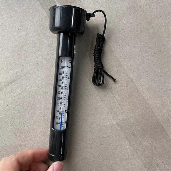 Pool Termometer, Pool Temperatur Termometer Flydende Letlæselig, til Udendørs og Indendørs Swimmingpools og Spabade