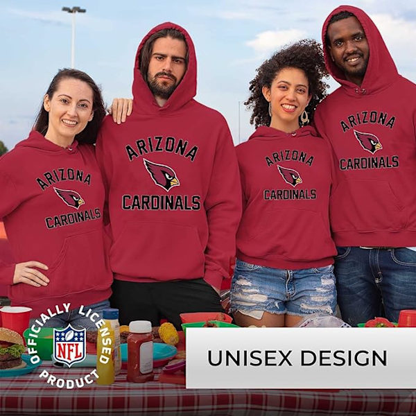 Team Fan Apparel NFL Huvtröja för vuxna - Polyester, ull och bomullsblend - Håll dig varm och representera din teams stil style 3 S