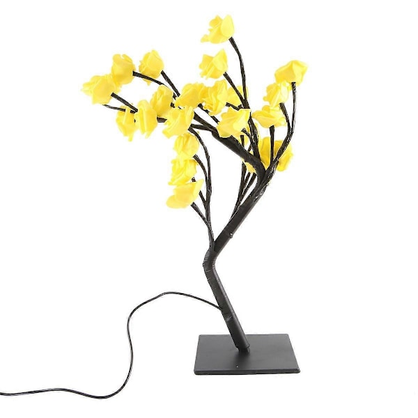 LED Rosblomma Lampa, USB Julgrans Nattlampor, Perfekt för Fester, Bröllop, Sovrum och Mors Dag Present-B