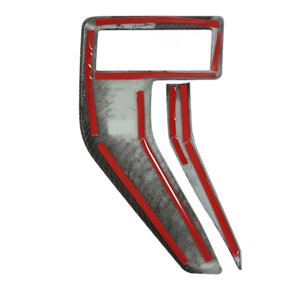 Side Vent Fender Badge Emblem Cover Trim Kulfiberstil Erstatning til Ford 2021+
