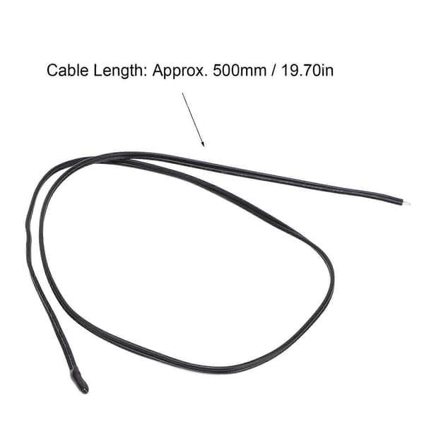 10 stk. NTC Temperatursensor PVC Epoxy Resin Temp Termisk Termistor Probe til Automobiler 500mm 5K B3950